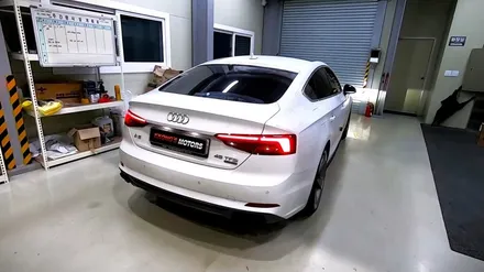 [아우디 A5 스포트백] 커스텀배기+머플러팁 / 인천 동구