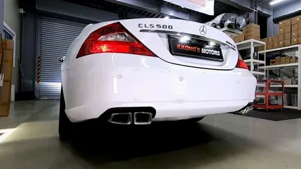 [벤츠 CLS500] 커스텀배기 + AMG머플러팁 / 인천 동구