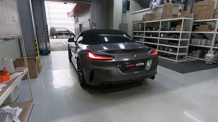[BMW Z4 20i] 엔드커스텀배기 + 챔버작업 / 인천 동구