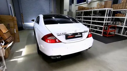 [벤츠 CLS500] 커스텀배기 + AMG머플러팁 / 인천 동구