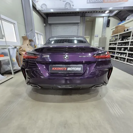 BMW Z4 20i 배기 튜닝, 중간부터 엔드까지 풀커스텀 짜고 40i 사각 팁에 대박 팝콘 사운드 연출하기 / 인천 동구