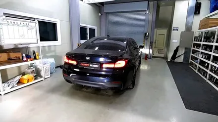 [BMW M550i] 커스텀가변배기 + 순정팁이식 / 인천 동구