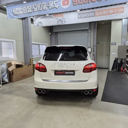 포르쉐 카이엔 엔드머플러만 커스텀 제작 듀얼팁 세팅으로 완성된 묵직한 배기음 / 인천 동구