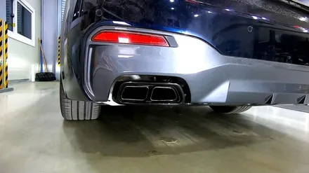[BMW M550i] 커스텀가변배기 + 순정팁이식 / 인천 동구