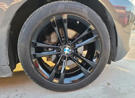 자동차 휠수리 BMW 3GT 블랙유광 휠도색 휠복원 시공과정 소개 / 원주시 소초면
