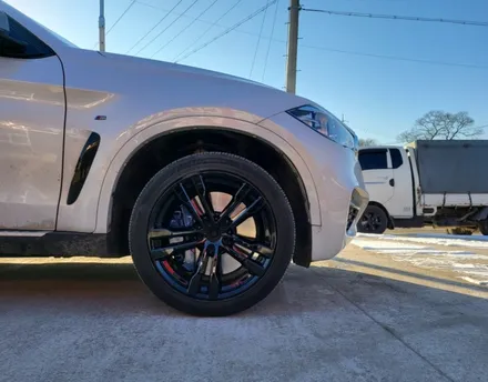 여주휠도색 BMW X6 블랙유광 휠도색 휠복원 시공 결과 소개! / 원주시 소초면