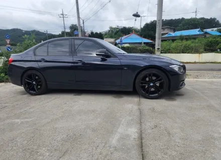 제천휠도색 BMW 320D 블랙유광 휠도색 시공! / 원주시 소초면