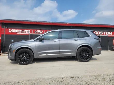휠 스크래치 복원 캐딜락 XT6 블랙유광 휠도색 휠복원 휠수리 시공과정! / 원주시 소초면