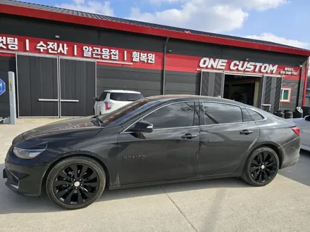 원주휠도색 말리부 블랙유광 휠도색 시공결과 확인! / 원주시 소초면