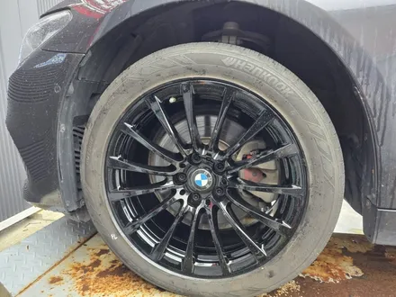 제천휠수리 BMW 520D 블랙유광 휠도색 작업 전후 사진! / 원주시 소초면
