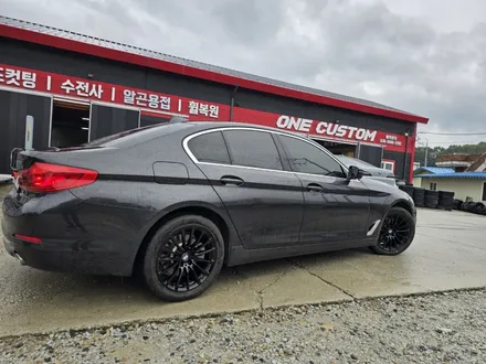 제천휠수리 BMW 520D 블랙유광 휠도색 작업 전후 사진! / 원주시 소초면