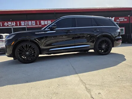춘천휠수리 크롬죽이기 링컨 에비에이터 블랙유광 휠도색 작업 사진! / 원주시 소초면