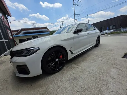 제천휠도색 BMW M550i 블랙유광 휠도색 완성 작업! / 원주시 소초면