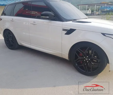 휠도색 비용 랜드로버 블랙무광 휠복원 훨캡 로고 제작 / 원주시 소초면