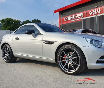 순정휠 휠수리 벤츠 SLK 350  다이아컷팅 휠 휠복원! / 원주시 소초면
