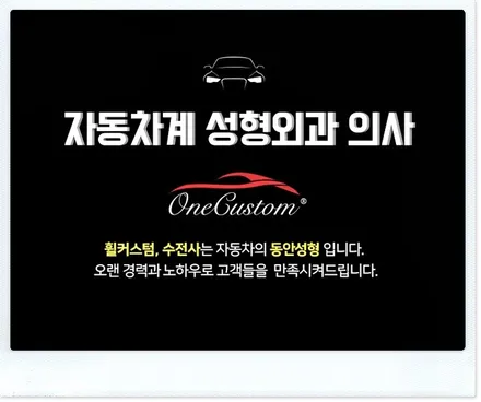 자동차휠긁힘 복원 크루즈 블랙유광 휠도색 분체도장! / 원주시 소초면