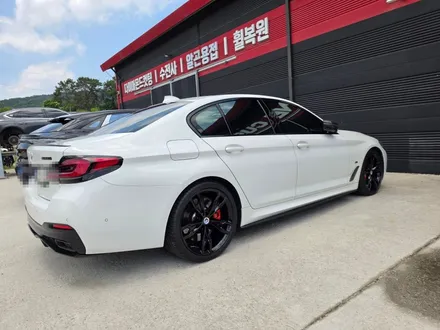 제천휠도색 BMW M550i 블랙유광 휠도색 완성 작업! / 원주시 소초면