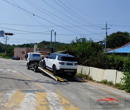 휠복원 레인지로버 사이드미러 블랙카본수전사 블랙유광 휠도색까지! / 원주시 소초면
