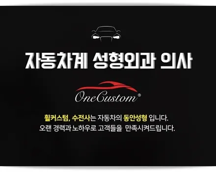 휠복원가격 테슬라 휠도색 수전사 시공 결과! / 원주시 소초면