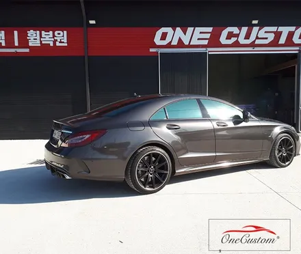 자동차휠도색 원커스텀 벤츠cls63 스페셜크롬 시공 / 원주시 소초면