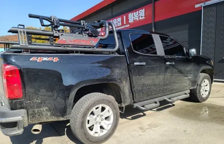 휠도색비용 쉐보레 콜로라도 블랙유광 휠도색 휠복원 휠수리 결과! / 원주시 소초면