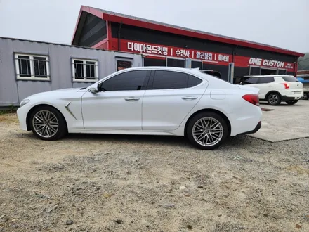 제천휠도색 제네시스 G70 블랙유광 휠도색 시공과정과 결과는?! / 원주시 소초면