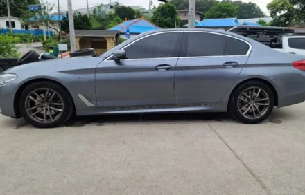 원주휠도색 BMW 520D 블랙유광 깔끔하게 작업했습니다! / 원주시 소초면
