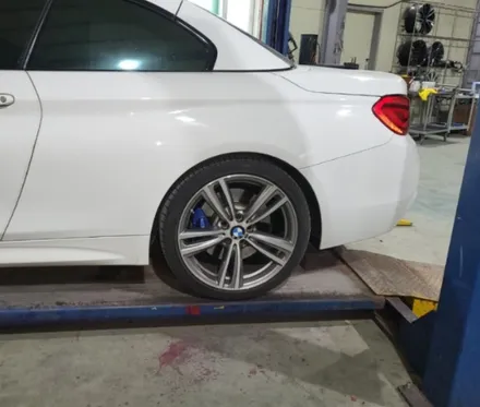 원주휠도색 BMW 430i 고스트크롬 다크스퍼터링 휠도색 작업했습니다! / 원주시 소초면