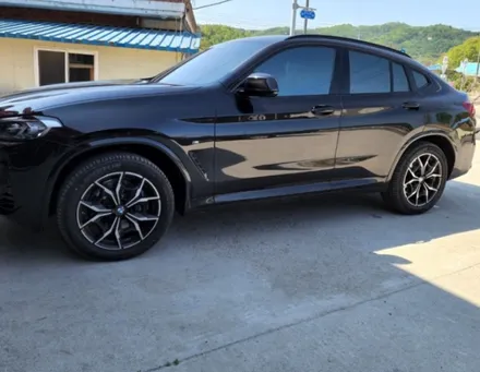 춘천휠복원 BMW X4 유광블랙 휠도색 작업 사진! / 원주시 소초면