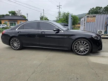 충주휠수리 벤츠 S560 블랙유광 휠도색 작업사진과 과정! / 원주시 소초면