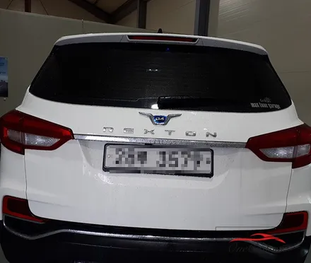 강원도휠복원 G4 렉스턴 하이퍼블랙 고스트크롬 휠도색 22인치휠 / 원주시 소초면