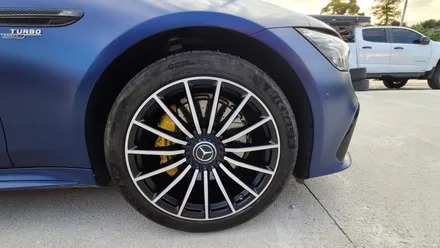 자동차 휠스크래치제거 벤츠 AMG GT43 다이아몬드컷팅 휠복원 휠수리! / 원주시 소초면