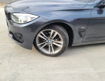 자동차 휠수리 BMW 3GT 블랙유광 휠도색 휠복원 시공과정 소개 / 원주시 소초면