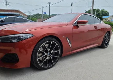 충주휠수리 BMW 840i 블랙유광 휠도색 시공작업 소개! / 원주시 소초면