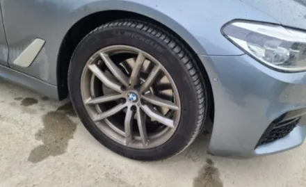 춘천휠복원 BMW 520D 블랙유광 휠도색 작업 입니다! / 원주시 소초면