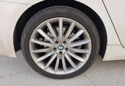 춘천휠수리 BMW 530i 유광블랙 휠도색 작업사진! / 원주시 소초면