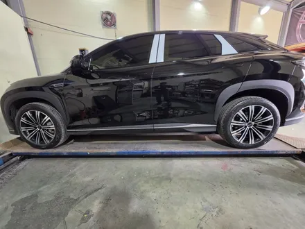 원주휠수리 BYD 블랙유광 휠도색 작업 전후사진! / 원주시 소초면