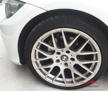 자동차 순정휠복원 BMW320I 실버 휠도색 후기! / 원주시 소초면