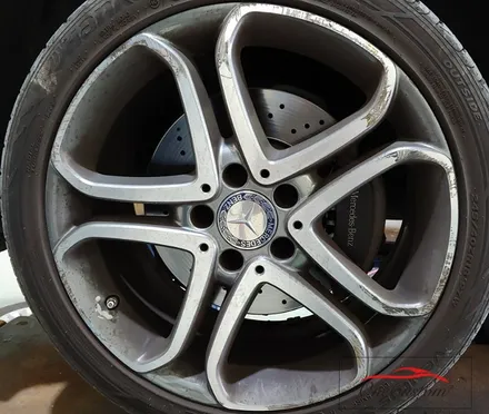휠수리 가격 벤츠 e250 다이아컷팅 말끔하게! / 원주시 소초면