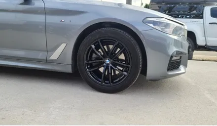 제천휠수리 bmw 520d 블랙유광 휠도색 휠복원 휠수리! / 원주시 소초면