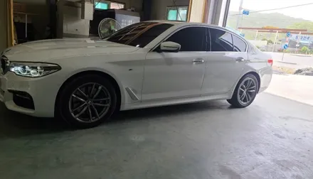 휠스크래치 제거 BMW 530i 블랙유광 휠도색 시공 과정! / 원주시 소초면
