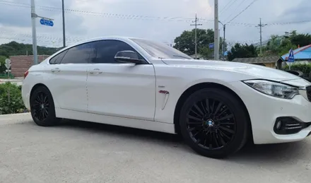 자동차 휠 도색 잘하는곳 BMW 420D 블랙유광 휠도색 시공작업기! / 원주시 소초면