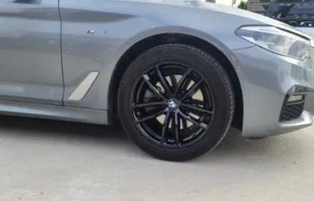 춘천휠복원 BMW 520D 블랙유광 휠도색 작업 입니다! / 원주시 소초면