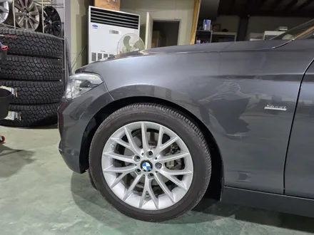 충주휠도색 BMW 118D 블랙유광 휠도색 작업 전후 사진! / 원주시 소초면
