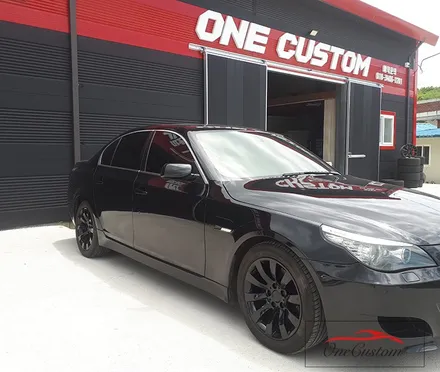 휠수리전문점 안산휠복원 BMW 528I 유광블랙 휠도색 결과물! / 원주시 소초면
