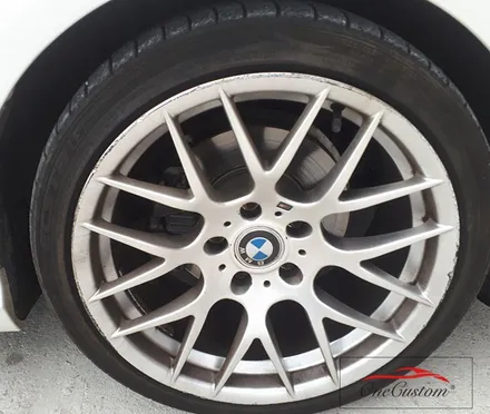자동차 순정휠복원 BMW320I 실버 휠도색 후기! / 원주시 소초면