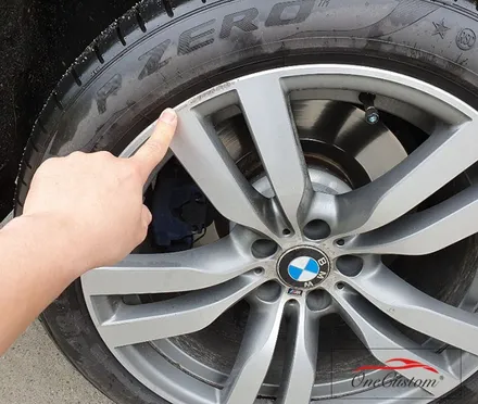 다이아컷팅 BMW X6 다이아몬드 컷팅 휠복원 / 원주시 소초면