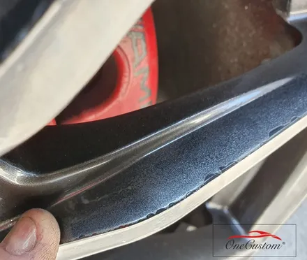 순정휠 휠수리 벤츠 SLK 350  다이아컷팅 휠 휠복원! / 원주시 소초면