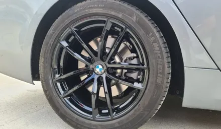 제천휠수리 bmw 520d 블랙유광 휠도색 휠복원 휠수리! / 원주시 소초면