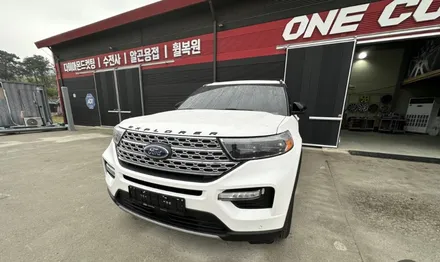 휠도색 가격 포드 익스플로러 블랙유광 휠도색 그릴도색! / 원주시 소초면
